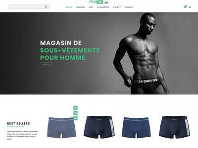 Landing Page site E-commerce