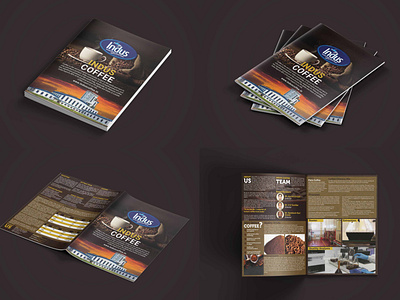 Bi-Fold Brochure Design For Indus Coffee Manufacturing