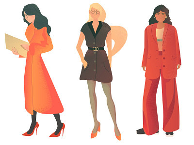 outfits art design illustration noise shadow vector