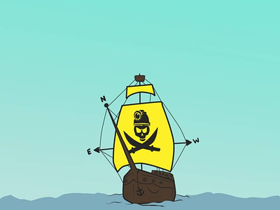 nao de la costa Coronel-Lota chile digital hermandad hermandad de la costa logo nao nao de la costa pirate pirate ship redesign ship