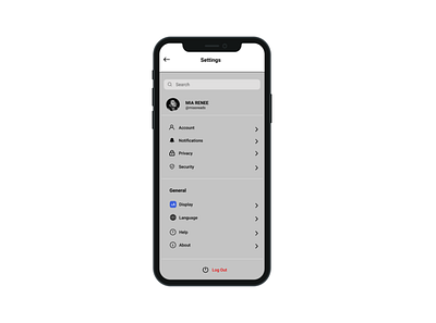 DAILY UI 007 SETTINGS app dailyui dailyuichallenge design minimal setting settings ui ui