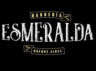 Logo Barbería Esmeralda Buenos Aires Argentina