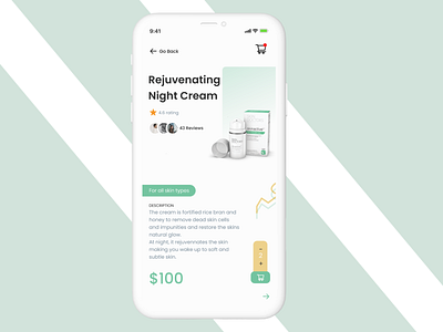 Skincare E-commerce page app apps appstore design designs figma minimal mobile mobile apps mobileapps product design skin skincare skincareapp tech ui uiux ux