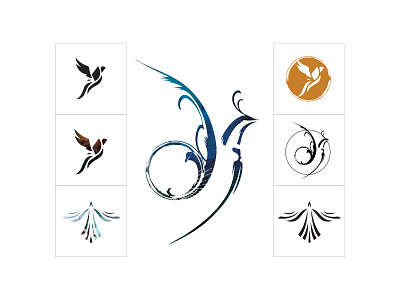 Phoenix logo concepts branding concepts icons illustration logos