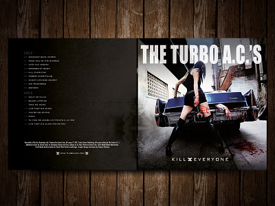 The Turbo A.C.'s album art album design digital art graphic design music package design record vinyl