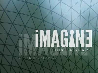 Imagine Technology Showcase branding landing page logo motion graphics typography