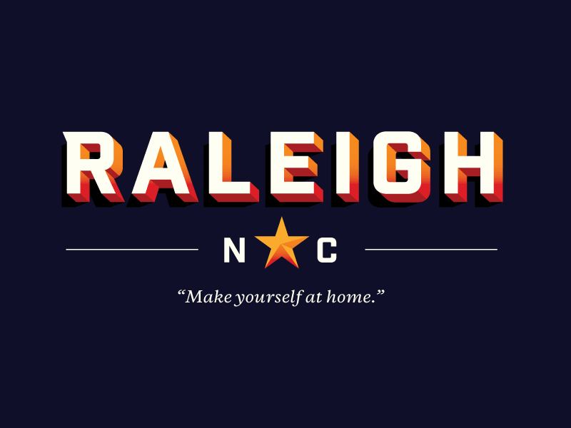 Raleigh branding logo mrdavenport north carolina rebrandraleigh signage t shirt