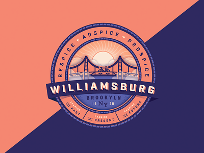 Williamsburg Flag bike brooklyn contest flag mrdavenport new york sunrise sunset williamsburg williamsburg bridge