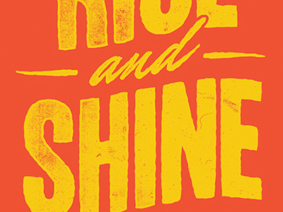 Rise and Shine for sale mrdavenport rise and shine t shirt type typography