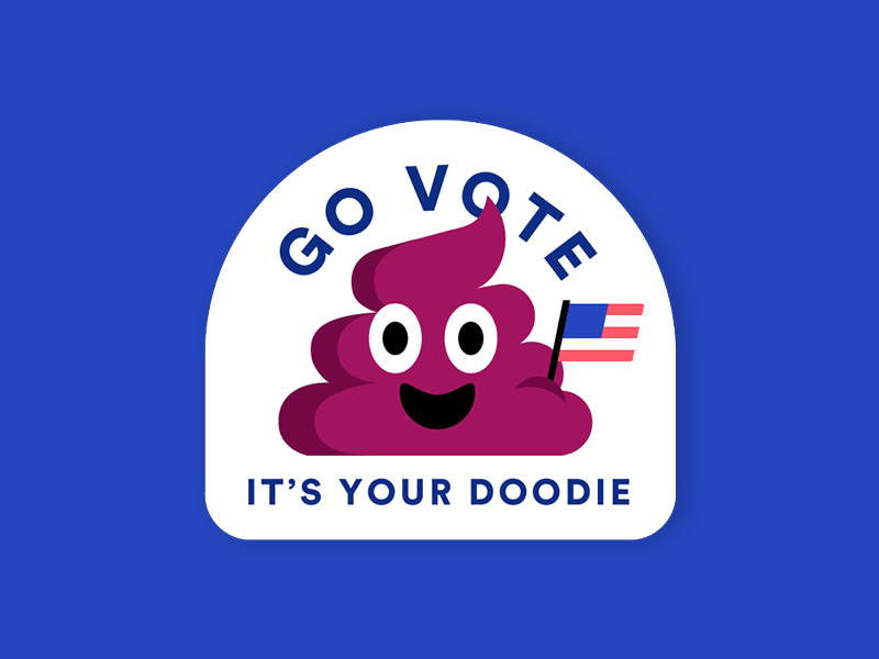 Go Vote 2018 america election fucktrump go vote stickers usa vote