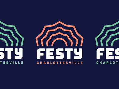 The Festy — Logo branding logo logo design music music festival wordmark