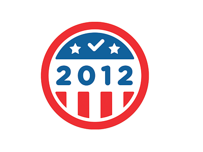 I Voted 2012 Badge badge election day foursquare govote vote