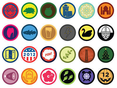 6 Months of Foursquare Badges badge foursquare mrdavenport