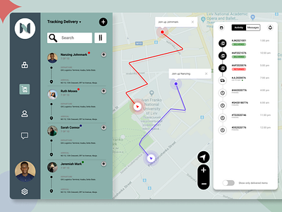 Tracking Delivery Dashboard