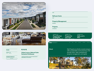 Kite Property design real estate real estate web design ui ux web design wordpress
