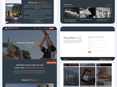 Ouwens Casserly Projects design illustration real estate real estate web design ui ux web design wordpress