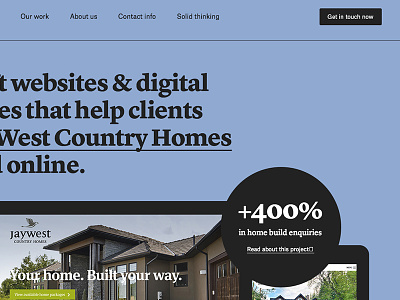Holy crap! Our portfolio site is up! company site portfolio web agency web design website