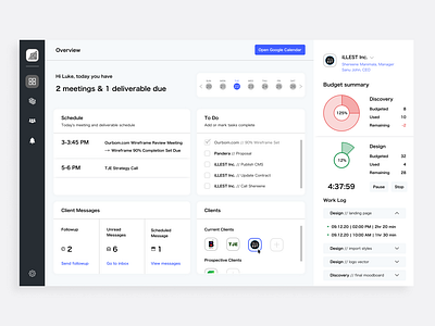 Freelance Designer Dashboard