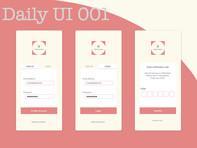 Sign Up Form dailyui day001