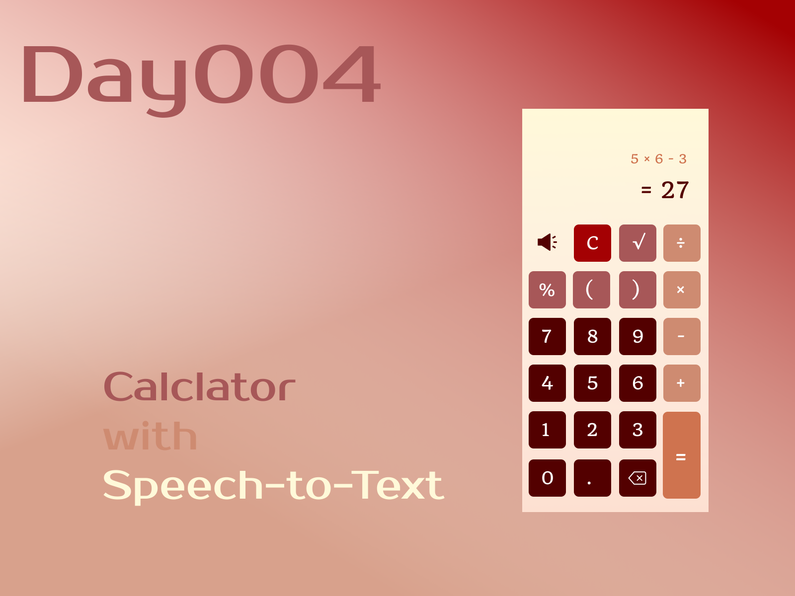 speech to word calculator