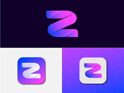 z logo modern logo (unused) branding flat illustration illustrator logo logo design minimal minimalist modern vector