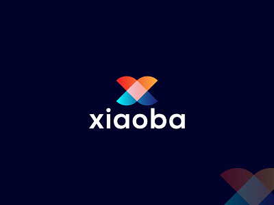 x modern logo branding colorful design flat illustration logo minimalist modern vector x letter