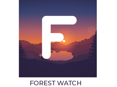 Forest Watch branding design design art digital flat forest icon illustration illustrator tech vector watch