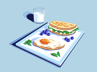 Breakfast illustration art digital art food food and drink food app food delivery food illustration foodie fresh illustration illustrator tasty vector vector art