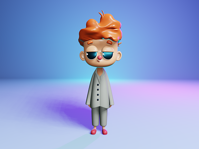 3D Boy Character Design 3d 3dart 3ddesign 3dillustration 3dmodelling art character design graphic design illustration render ui web