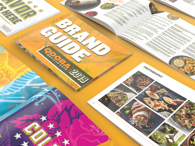 QDOBA Mexican Eats Brand Guide brand design brand guide design layout design nittygritty ui ui ux ux uxui