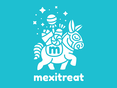 Brand identity for Mexitreat, snack subscription box service.