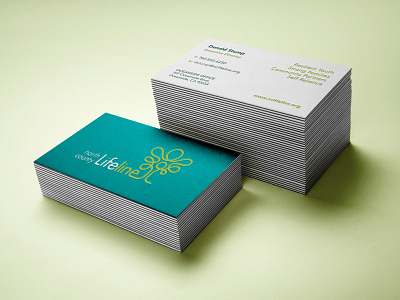 NCL Business Cards brand design business cards design lifeline ncl nittygritty