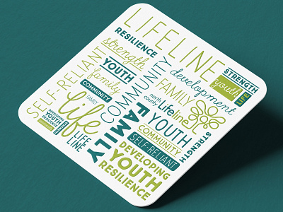 NCL Coaster + Typography Pattern Design