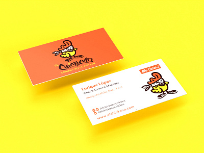 Chickano Chicken Business Cards art direction branding business cards design mexican nittygritty