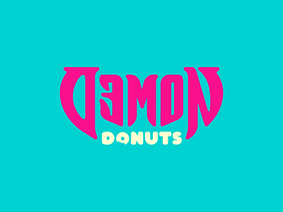 Demon Donuts Brand Identity art direction branding design illustration logo nittygritty packaging typography