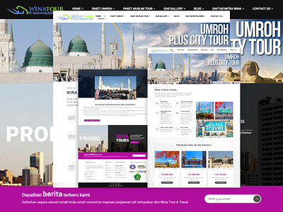 Wina Tour | Travel Agent redesign revamp travel travelagent webdesign website winatour