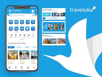 Traveloka Apps apps appsdesign hotelbooking hotels redesign revamp traveloka uidesign uxdesign uxui