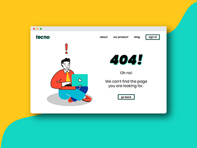 404 Error Page 404 page app dailyui dailyuichallenge design error error page illustration illustrator minimal web website