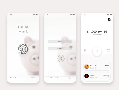 Kudi app design fintech ui