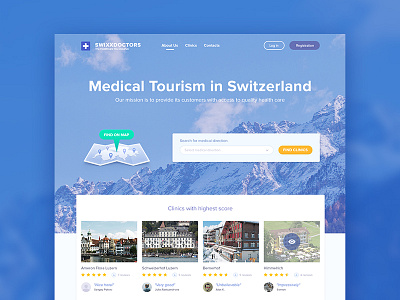 SwixxDoctors find map medical mountain switzerland tourism web website