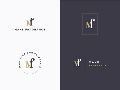 Make Fragrance Logo fragrance letter logo luxury monogram