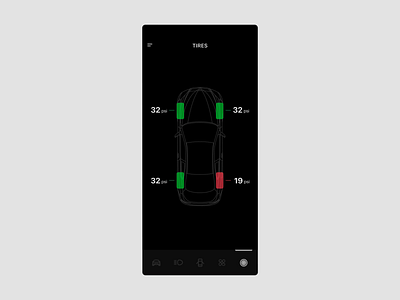 Car Control App app car control dashboard interaction ios mobile settings ui ux