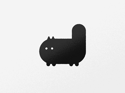 Cat icon ai black cat icon iconography illustration logo texture vector