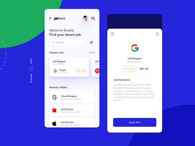 job board dribbble after effects animation app app design app interaction behance concept design dribbble job micro interaction minimal minimalism mobile app mobile ui product ui ux vacancy webdesign