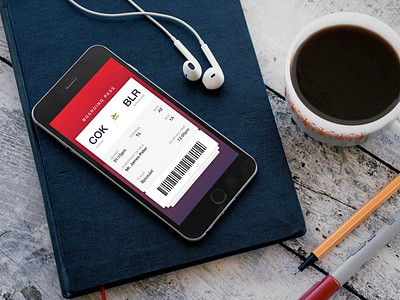 #DailyUI29 boarding boarding pass dailyui