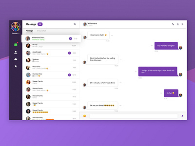 WhatsApp Web by Akbar on Dribbble