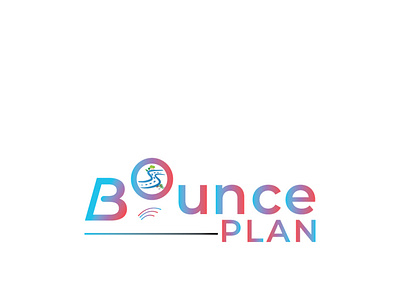 Travel logo for bounce plan brand identity branding branding design design graphic art graphic design graphics design illustration logo travel logo