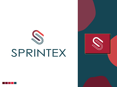 Logo for SPRINTEX brand design brand identity design graphic art graphic design graphics design icon illustration lettering logo s letter s modern letter typography