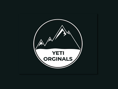 Flat and Modern logo for  YETI ORGINALS .