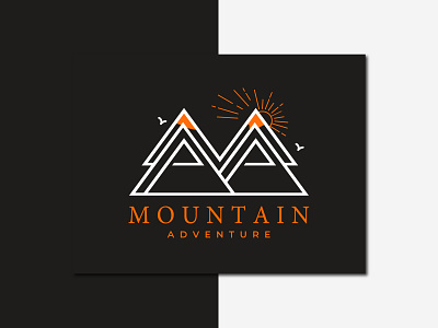 Modern Logo for MOUNTAIN ADVENTURE